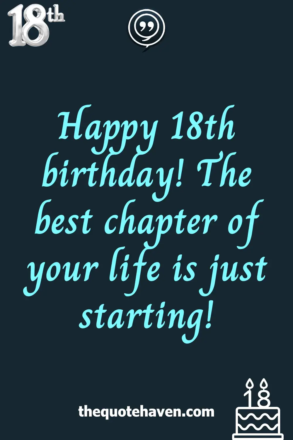   18th Birthday Wishes .