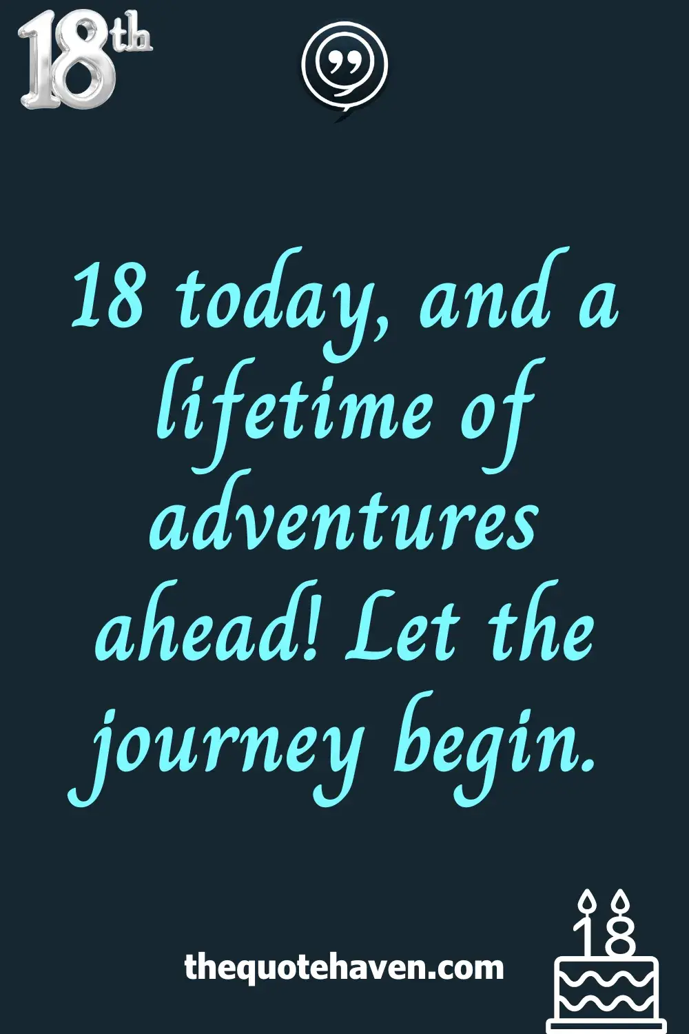   18th Birthday Wishes .