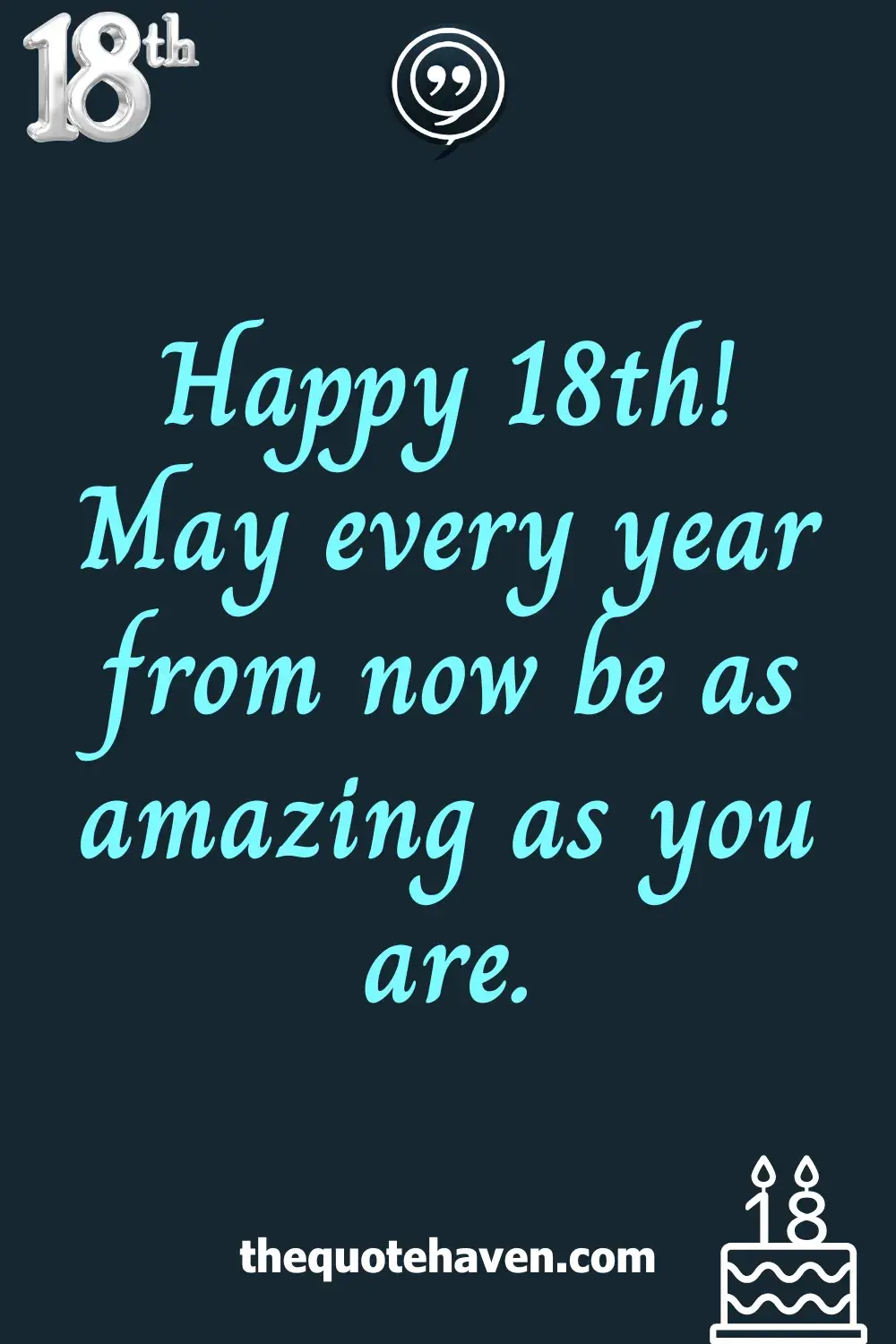   18th Birthday Wishes .