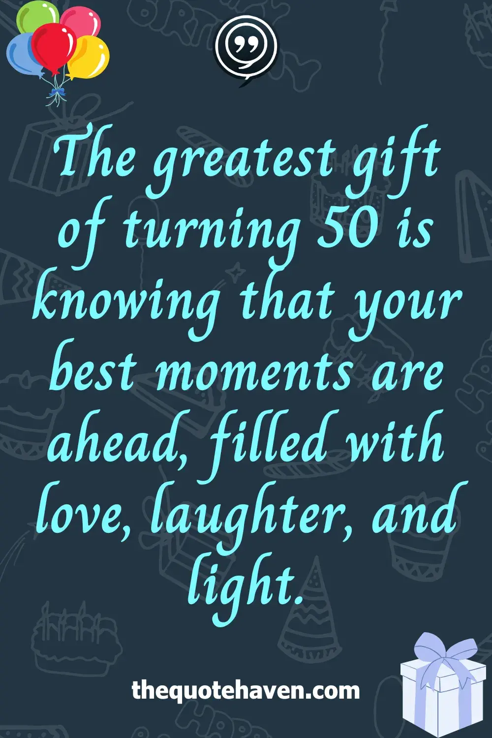  Funny and Touching 50th Birthday Quotes  .