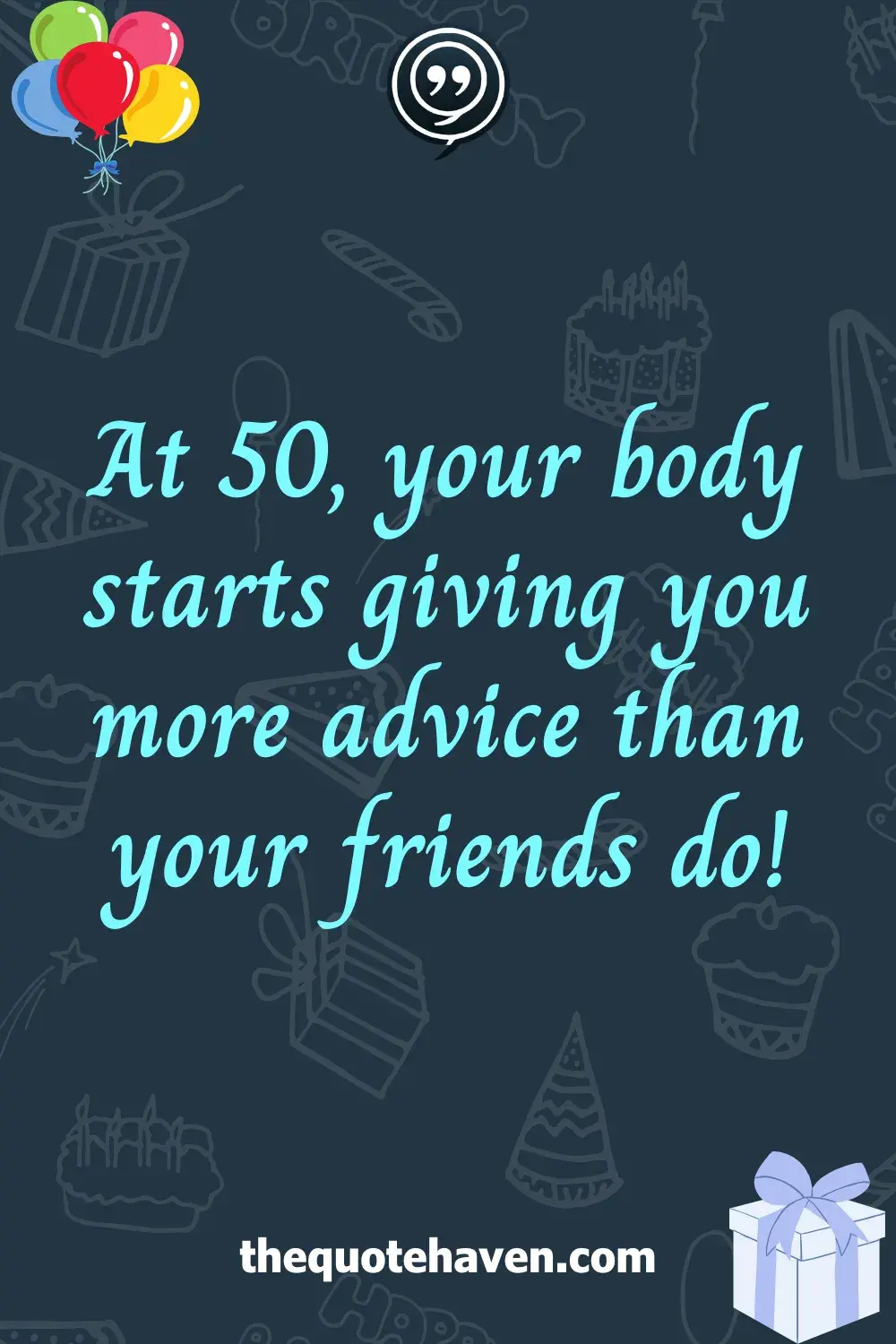  Funny and Touching 50th Birthday Quotes  .