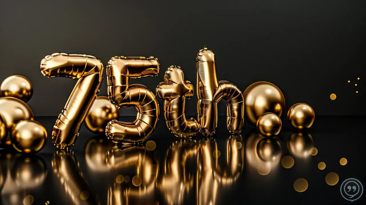  Hilarious and Heartfelt 75th Birthday Quotes    