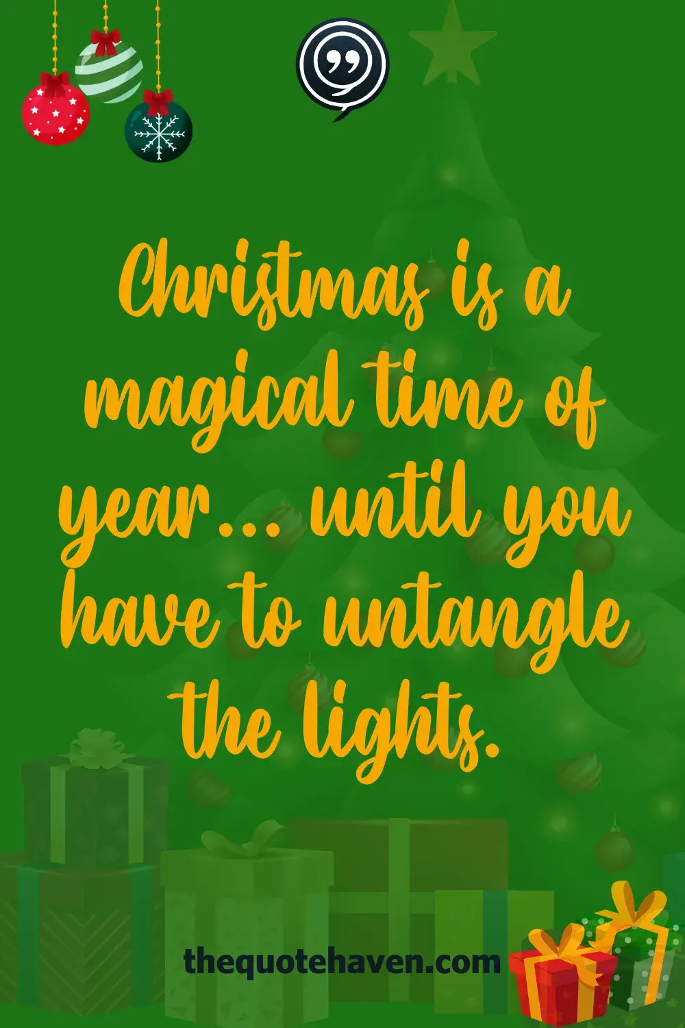 Christmas is a magical time of year... until you have to untangle the lights.