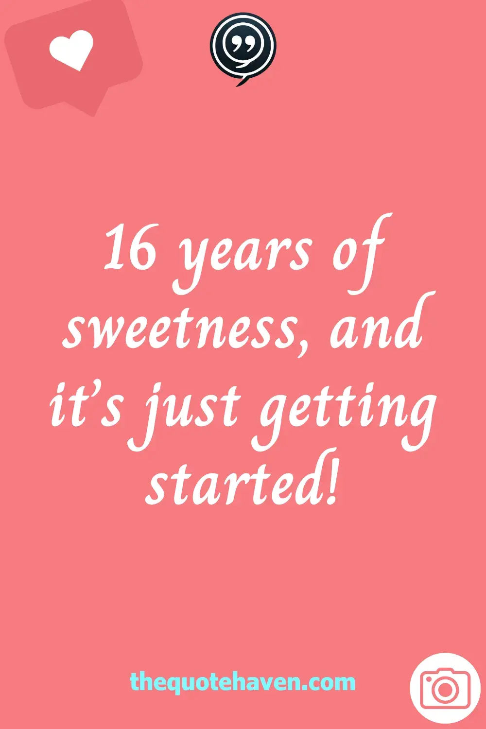   Sweet 16th Birthday Captions .