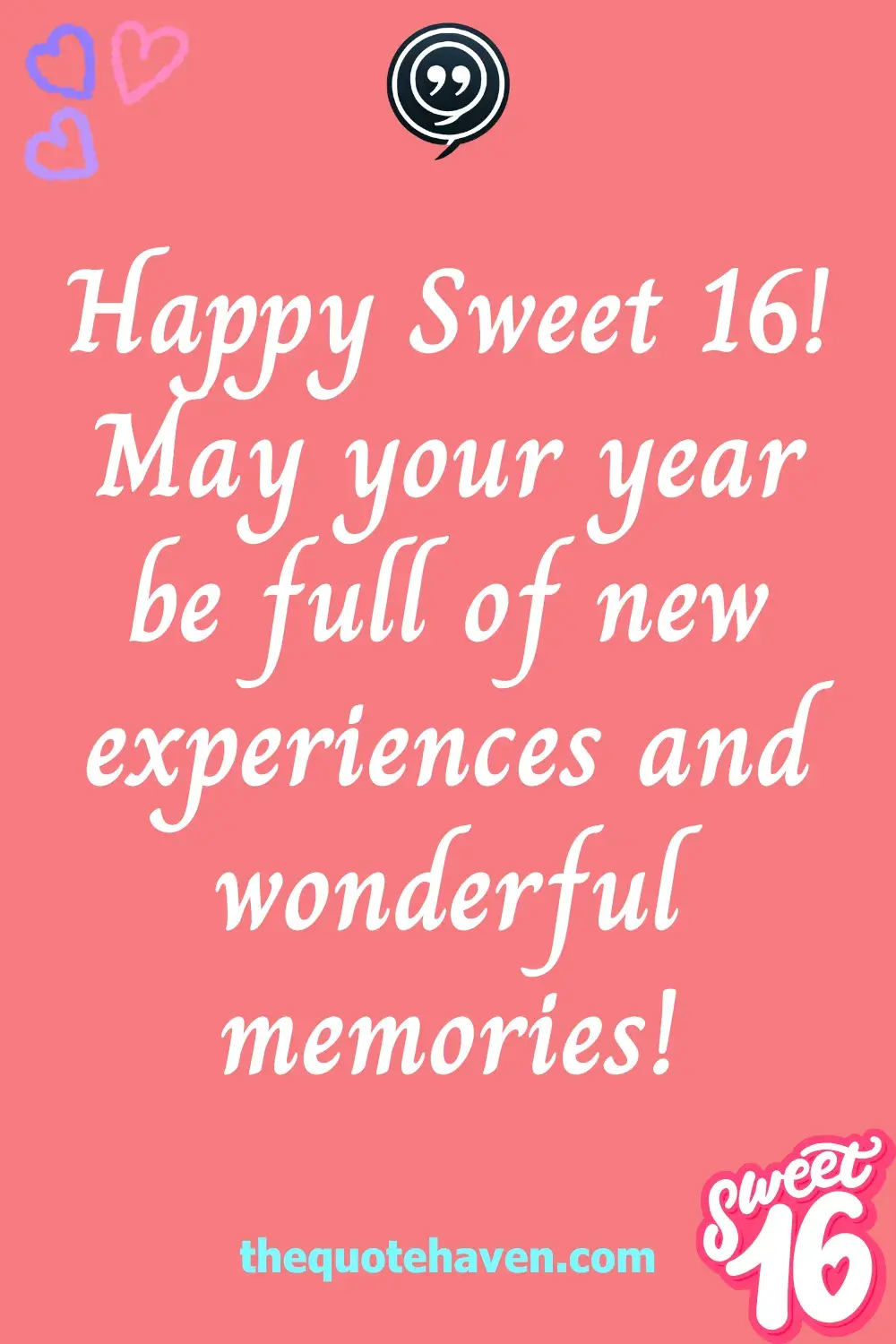   Sweet 16th Birthday Wishes .